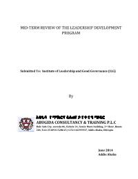 MID-TERM REVIEW NATIONAL LEADERSHIP INSTITUTE