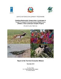Creating Biodiversity Conservation Landscapes in Nepal's Lowland Terai and Eastern Himal Areas