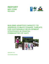 GEF Mid-term evaluation Adaptation to Climate Changes