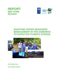 Renforcement des capacités d'adaptation de la gestion des ressources en eau aux changements climatiques