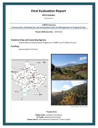 Final Evaluation of the Conservation of Biodiversity and Sustainable Land Use Management