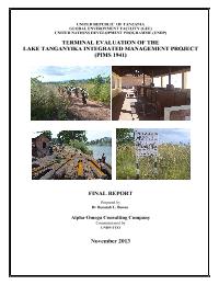 Terminal Evaluation of the Lake Tanganyika Integrated Management Project