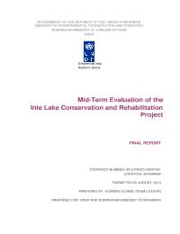 Mid-Term Evaluation of the Inle Lake Conservation and Rehabilitation Project