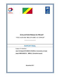 Evaluation du programme conjoint Millenium Villages