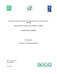GGCA Evaluation Report gender-responsive climate change initiative