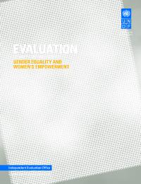 Evaluation of the UNDP contribution to gender equality and women's empowerment