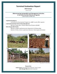 Terminal Evaluation: Mainstreaming Sustainable Land Management Activities in Six Cattle Corridor Districts of Uganda