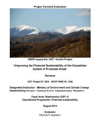Final  Evaluation Improving the Financial Sustainability of the Carpathian System of Protected Areas