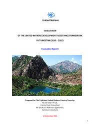UNDAF 2010-2015 evaluation