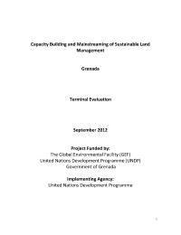Capacity Building and Mainstreaming of Sustainable Land Management in Grenada