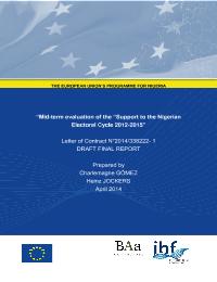Mid-term evaluation of the Support to the Nigerian Electoral Cycle 2012-2015