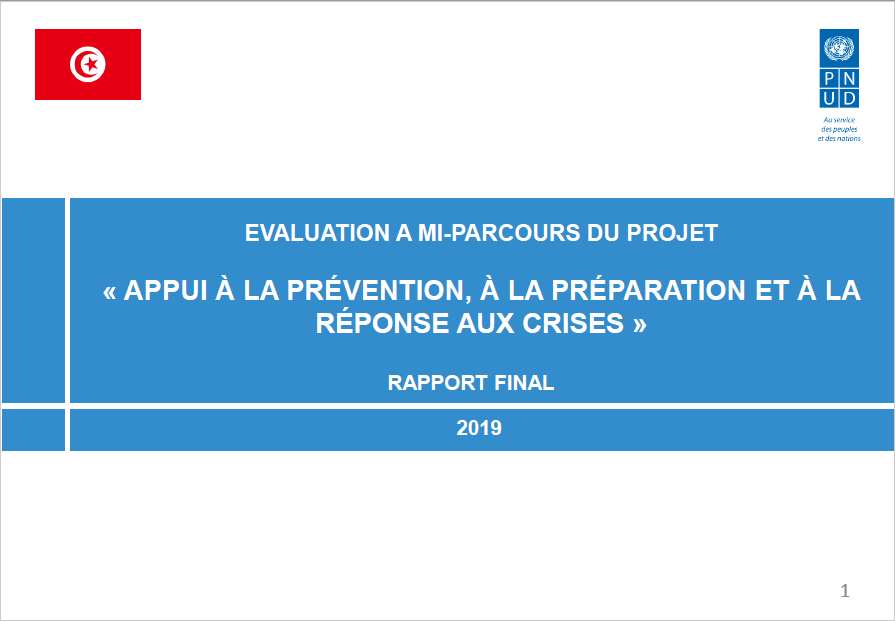 Évaluation a mi-parcours du project - Appui à la prévention, à la préparation, et à la gestion des crises (PPRC)