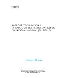 RAPPORT D'EVALUATION MI-PARCOURS DES PERFORMANCES DU PROGRAMME-PAYS (2012-2015)