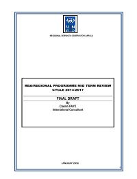 RBA Regional Programme Midterm Review/Evaluation