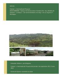 Evaluación intermedia del proyecto enfoque territorial contra el cambio climático, medidas de adaptación y reducción de vulnerabilidades en la región de Las Segovias - Nicaragua.