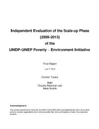 UNDP-UNEP Poverty Environment Initiative