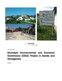 Final Evaluation of the Project Municipal Environmental and Economic Governance (MEG)