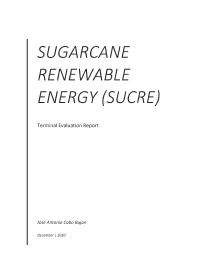 BRA/10/G31 Sugarcane Renewable Electricity – SUCRE (PIMS 3515) TE