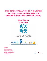 Mid-Term evaluation of UN Joint Programme for Gender Equality – II Phase