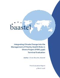 Integrating Climate Change Into the Management of Priority Health Risks in Ghana Project (PIMS 3796) Terminal Evaluation
