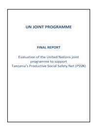 Joint Social Protection Programme Evaluation
