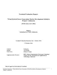 00060776 Wind Hybrid Power Generation (WHYPGEN) Market Development Terminal Evaluation Report
