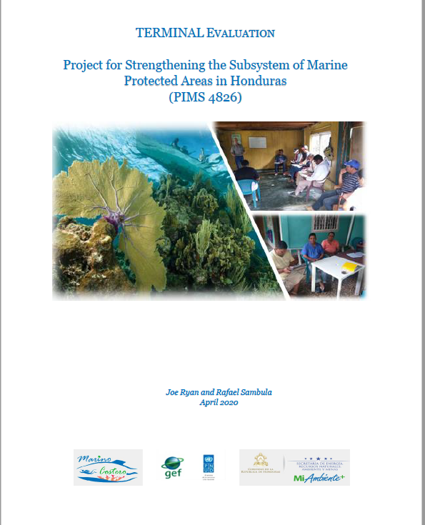 Terminal Evaluation - Project for Strengthening the Subsystem of Marine Protected Areas in Honduras