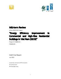 Mid-term evaluation of energy efficiency in commercial building project (00084022)