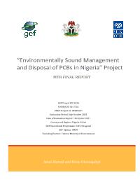 Mid-term evaluation of Sound Management of PCBs in Nigeria Project