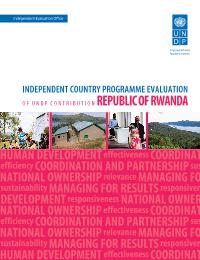 Independent Country Programme Evaluation: Rwanda
