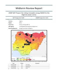 Mid-term Evaluation of De-risking Renewable Energy (NAMA) for Nigerian Power sector