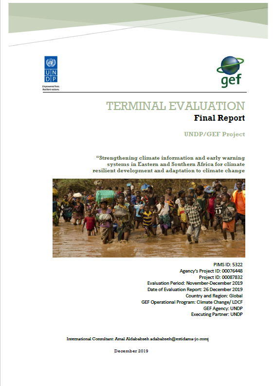 Terminal Evaluation: Strengthening CI/EWS in Africa (PIMS 5322)