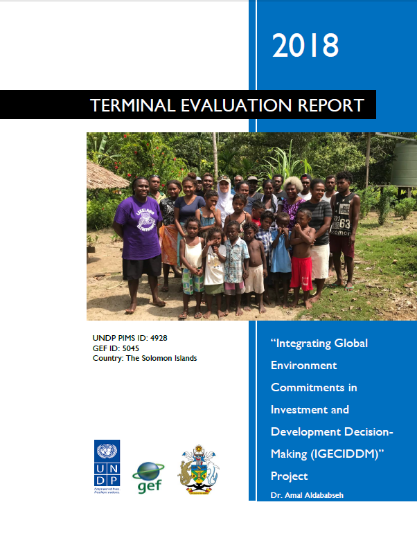 SOI Integrating global environment commitments in investment and development decision-making in Solomon Islands