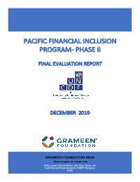 Final Evaluation of the Pacific Financial Inclusion Programme (PFIP)