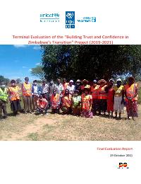 Joint Evaluation of "Building Trust and Confidence in Zimbabweâ??s Transitionâ?? Project 