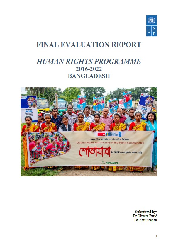 Final Evaluation of Human Rights Programme
