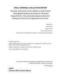 Terminal Evaluation of the Medium sized Project “Strengthening Natural Resource Valuation Capacities for improved planning and decision-making to conserve the global environment”