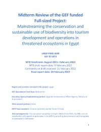  Mainstream Biodiversity into Tourism Development 