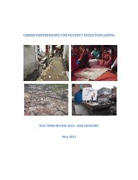 Urban Partnerships for Poverty Reduction (UPPR) Project Evaluation