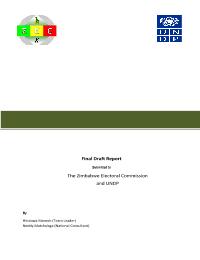 Project Evaluation of Support to Capacity Strengthening of Zimbabwe Electoral Commission