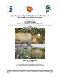 Mid-term Evaluation of Integrating community-based adaptation into Afforestation and Reforestation Project