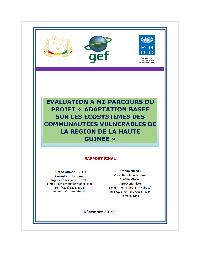 Mid Term Evaluation  of Ecosystem-Based Adaptation targeting vulnerable communities of the Upper Guinea Region (AbE)
